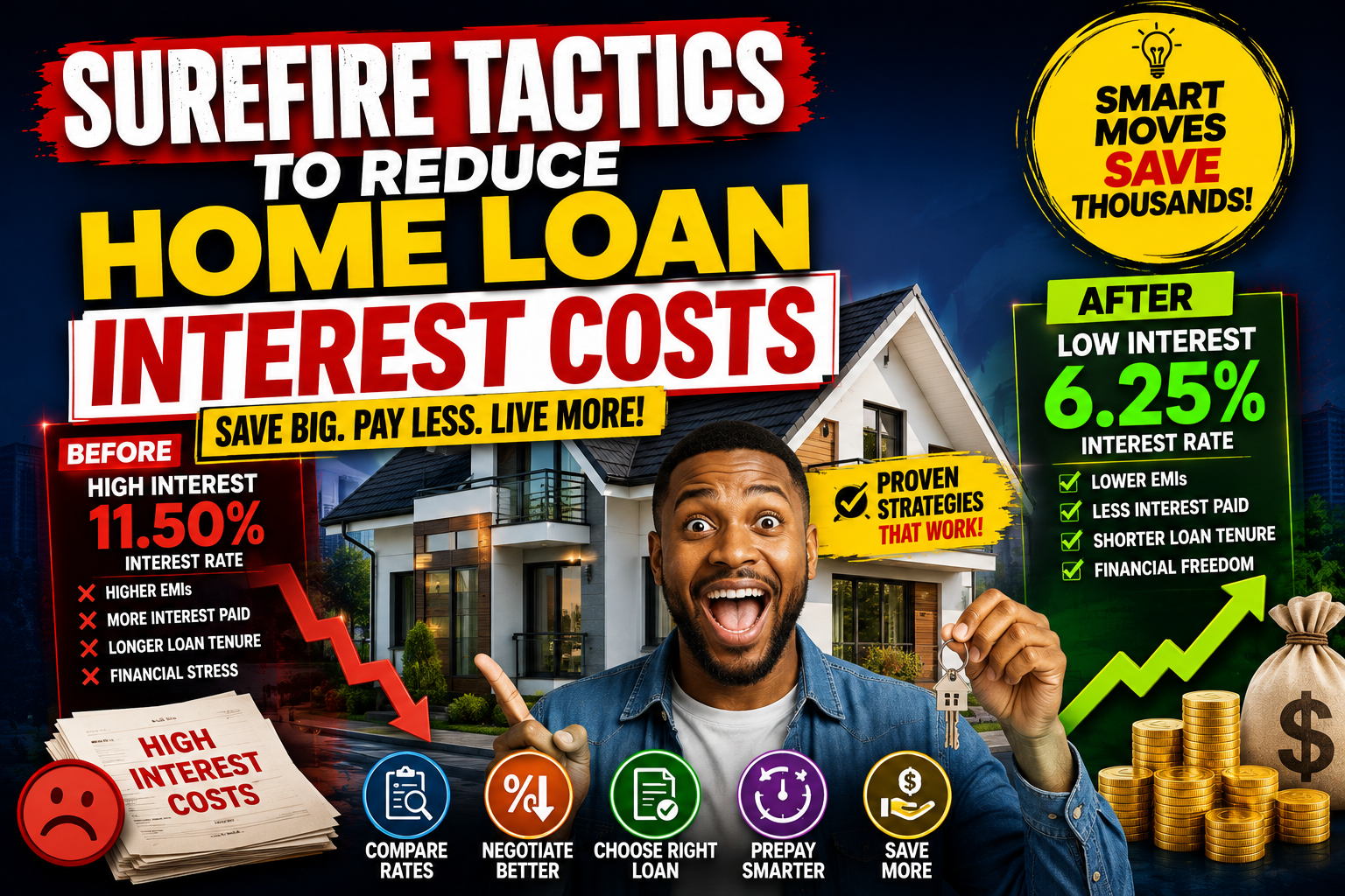 Surefire Tactics to Reduce Home Loan Interest Costs