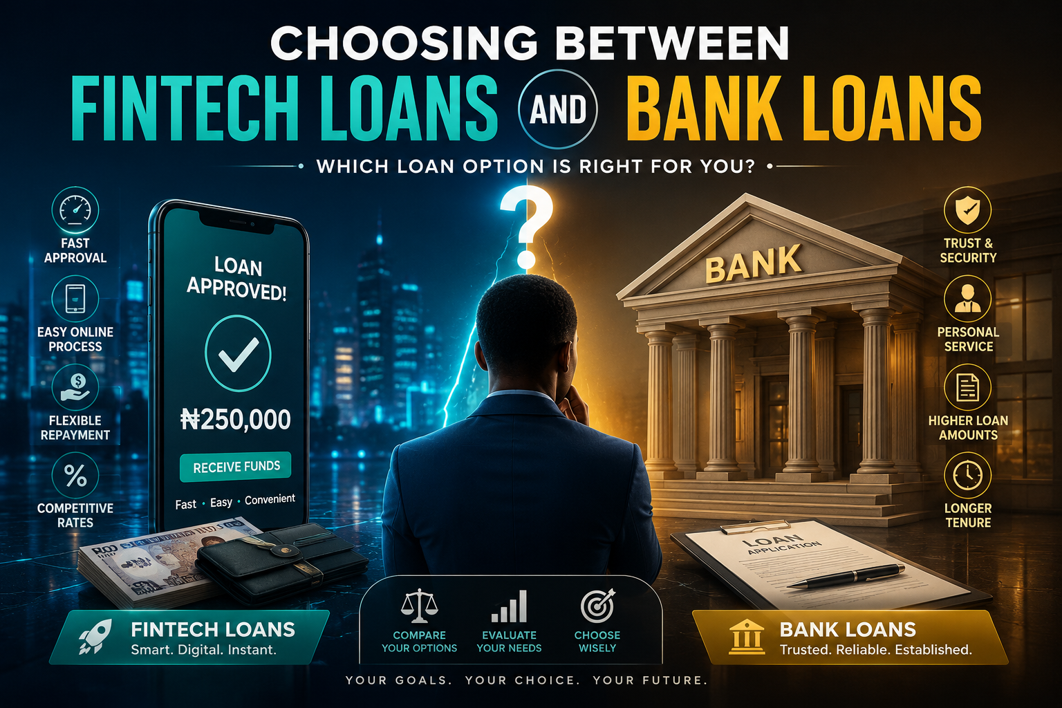 Choosing Between Fintech Loans and Bank Loans