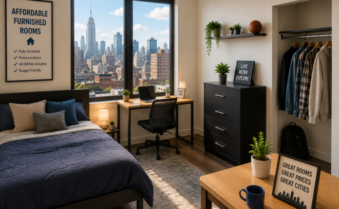 Budget-Friendly Furnished Rooms in Major US Cities