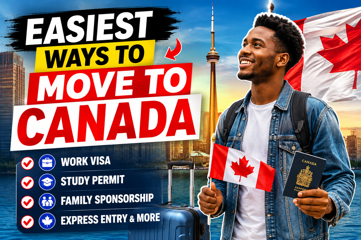 Easiest Ways to Move to Canada