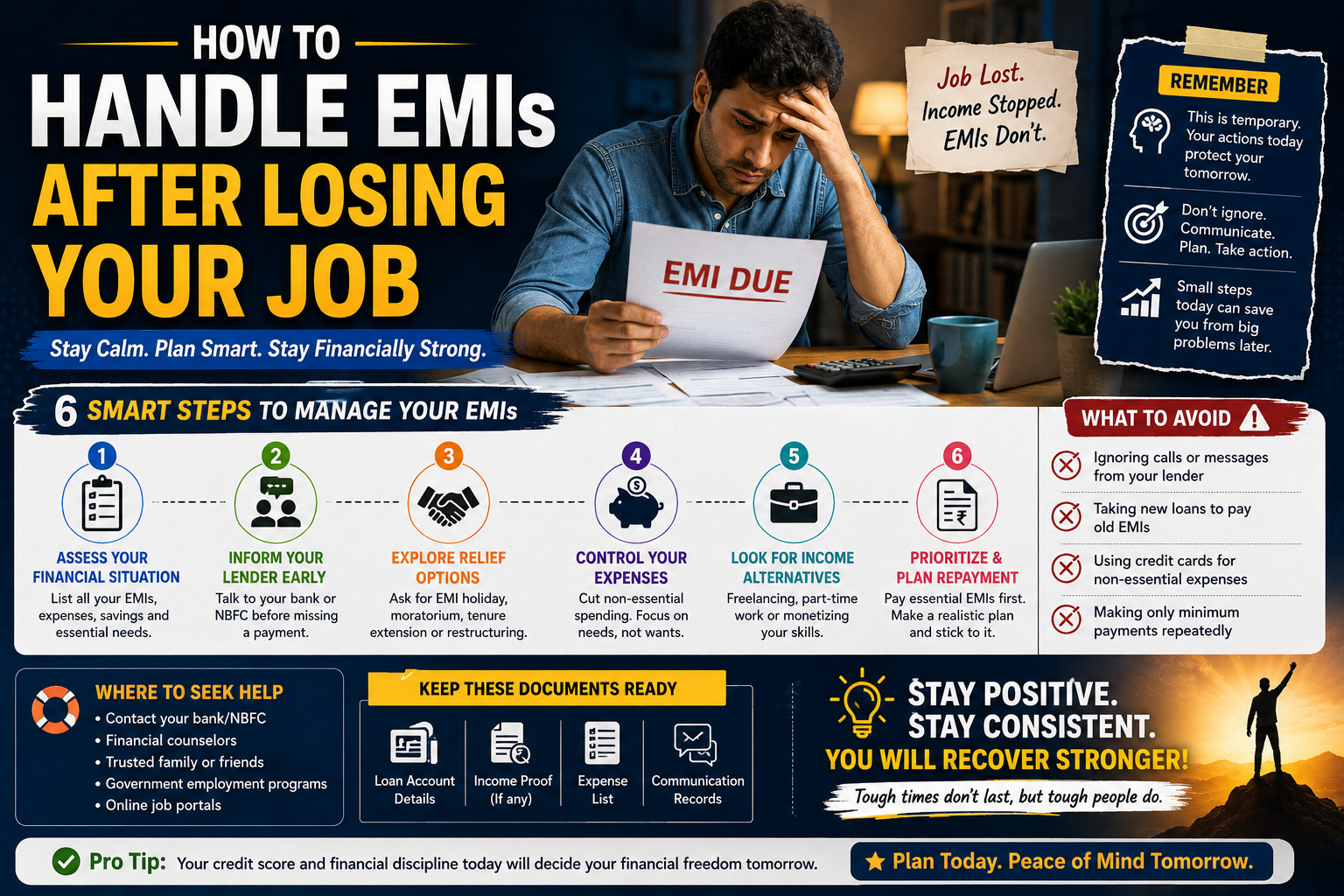 How to Handle EMIs After Losing Your Job